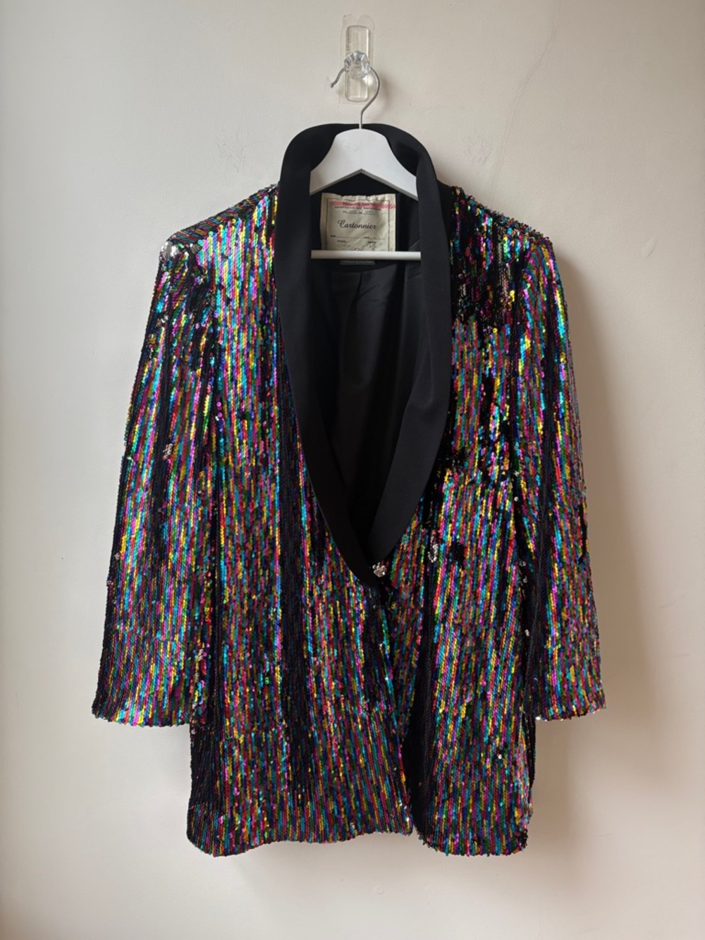 Anthro Cartonnier Sequin Blazer - Picture 6 of 14